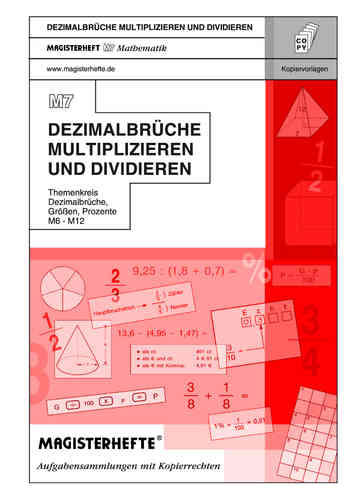 M7 Dezimalbrüche multiplizieren und dividieren