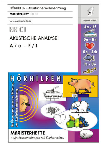 HH1 Akustische Analysen A / a – F / f