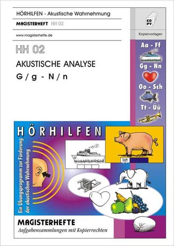 HH2 Akustische Analysen G / g – N / n