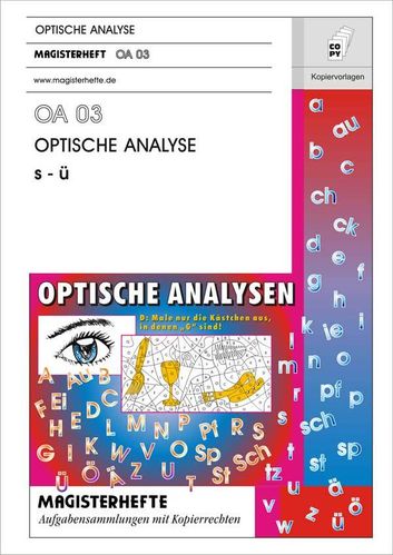 OA3 Optische Analysen s – ü